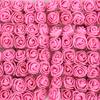 144/288 Stück Mini Spitze Rosenblume Kunstblume Kleine Schaumrosenblütenköpfe Hochzeitsdekoration DIY Bastelstraußzubehör