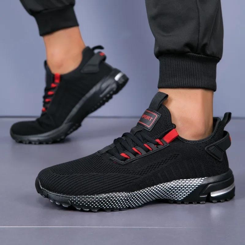 Fashion Men's Sneakers Breathable Mesh Men Casual Shoes Outdoor Non-Slip Sports Walking Lightweight Male Tennis Shoes Zapatillas Hombre