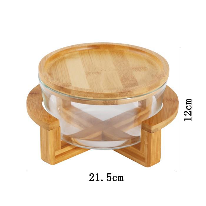 Nordic Heat-Resistant Glass Bowl - Creative Round Salad & Fruit Serving Dish