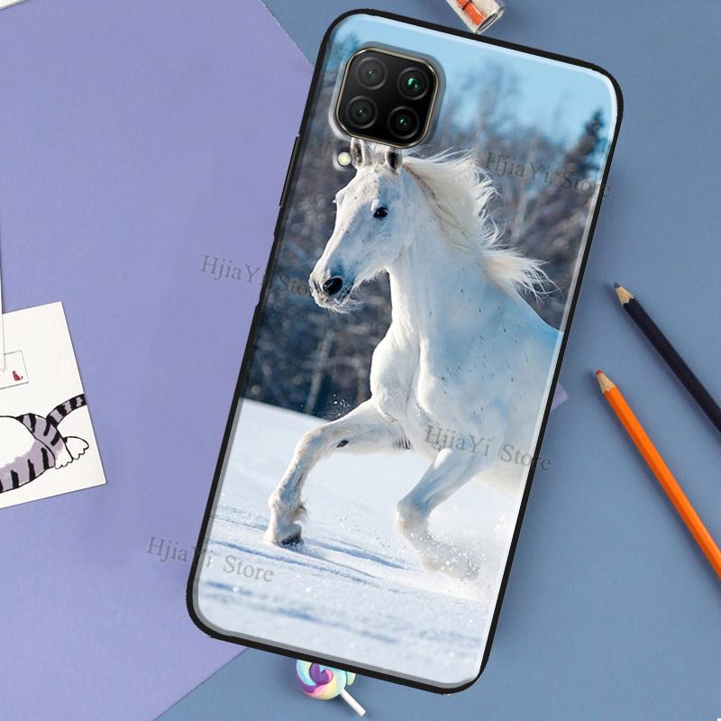 Horse Animal Case For Huawei P60 P40 P20 P30 Pro Nova 5T 9 P Smart Honor X8 X9a 50 70 Magic 5 Lite Cover