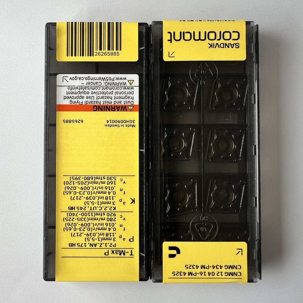 SANDVIK / CNMG120416-PM 4325 / Original Swedish hard alloy blade 10 Pcs