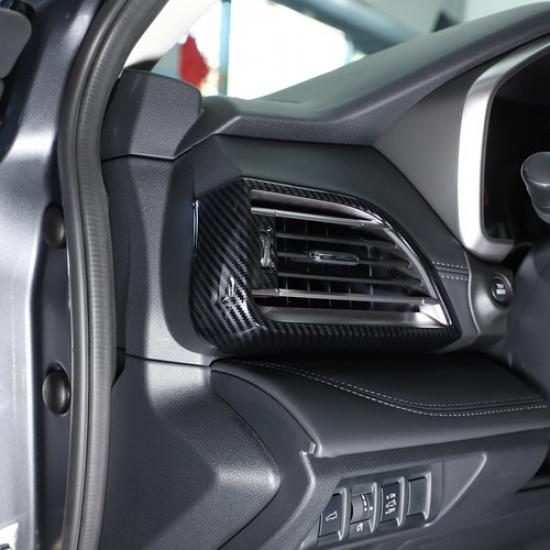 For Subaru Outback 21-23 Carbon Fiber pattern L&R AC Air Outlet Vent Cover Trim