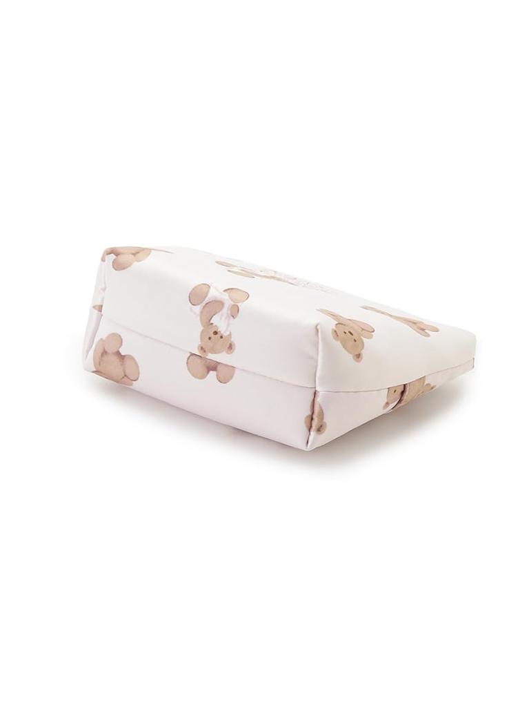 Gelato Pique WhiteDay Bear Print Tissue Pouch PWGB261618 Free Size Women's Pink,