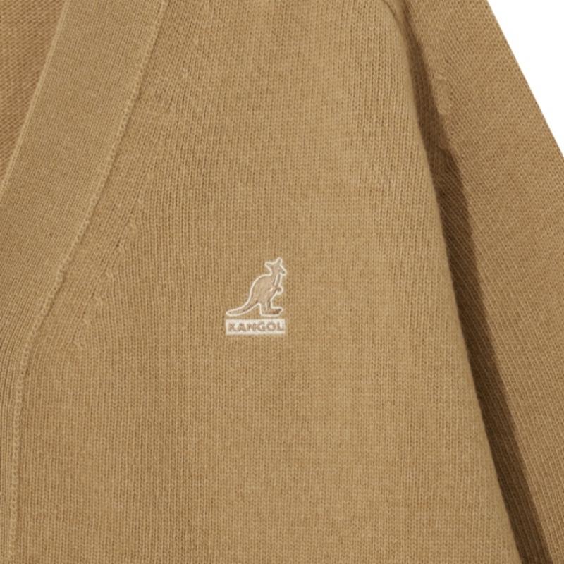 Kangol Classic V Neck Cardigan Beige 1905