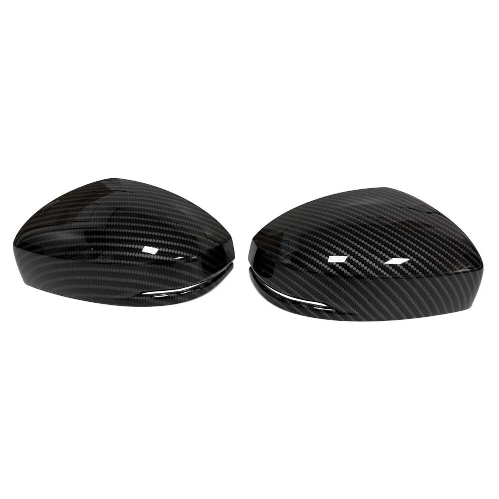 For Honda Fit Jazz 2014- Car Sticker Rearview Side Mirror Cover Wing Cap Exterior Case Trim Accessories Vehicle Decoration