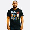 Scary Movie Inspired Cotton Crewneck Halloween Jason Killer 100% Cotton T-shirt Mens Tees Top for Men,