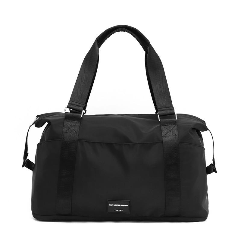 Reisetasche Faltbare Aufbewahrung Außen Die Großvolumige Multifunktionale Reisetasche Kann auf Die Stange Der Tasche Aufgesetzt Werden