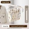 Oval Baby Clothes Drying Rack with Multiple Clips for Socks, Underwear, and More