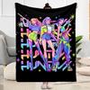 Huntrx Cyberpunk Fashion Blanket Comfortable Perfect for Chair Sofa Seaside All-Season Use Digital Print Best Holiday Gift for Friends Family