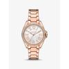 Kaycie Pavé Rose Gold-Tone Watch MK4853