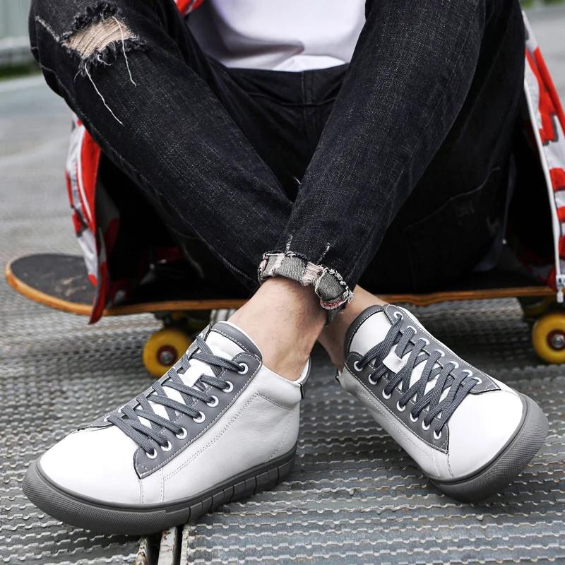 Модные мужские туфли из кожи для мужчин — фото 3