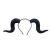 Carnival Mouflon Horn Headband: Halloween Masquerade Costume Accessory