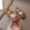 Fashion Soft Sole Princess Leather Flats For Baby Toddler Little Girls