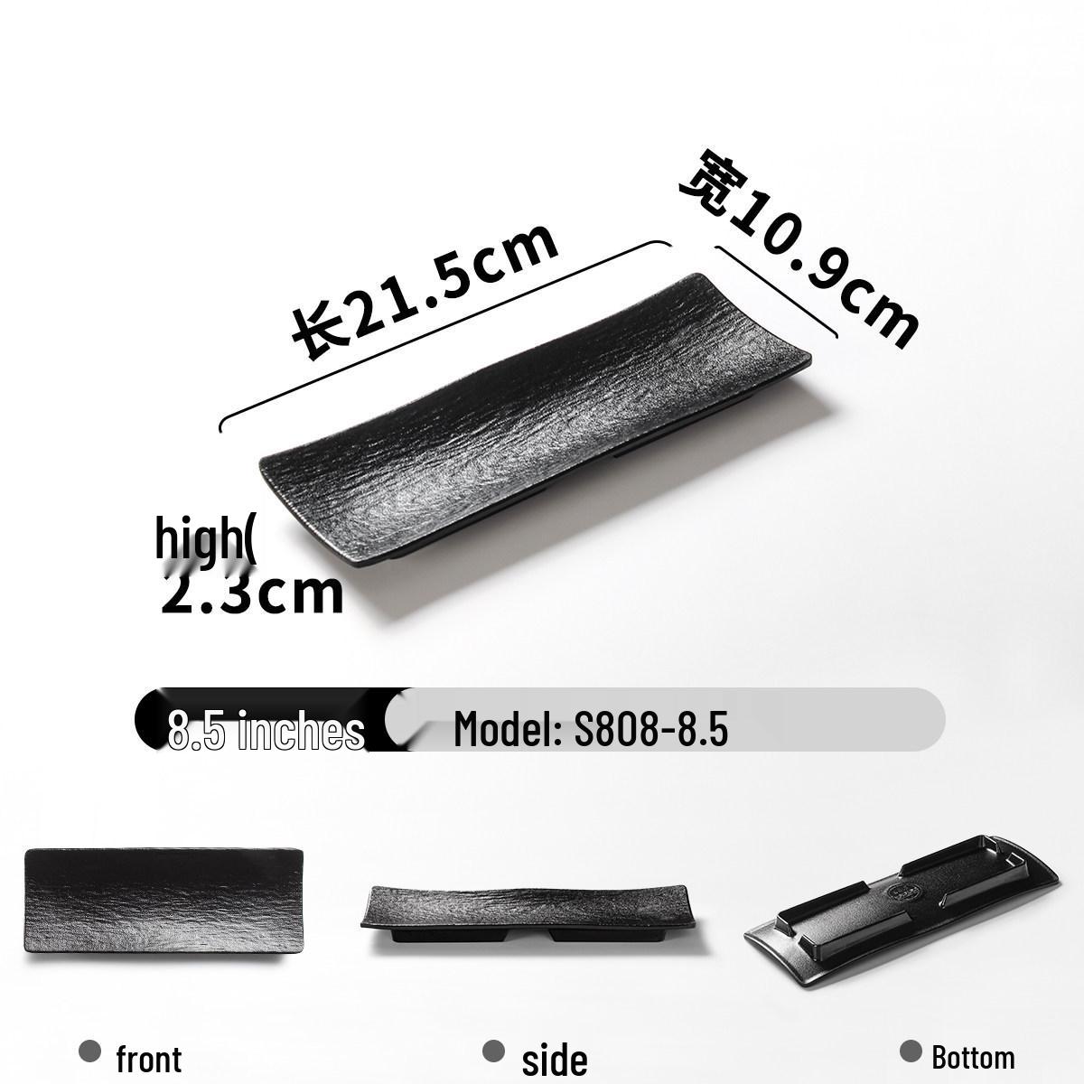 Xiangyuanmei Melamine Rectangular Sushi & Sashimi Plate for Dining & Barbecue