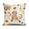 Home Autumn Pillow Cover New Pumpkin Truck Linen Cushion Cushion Cover