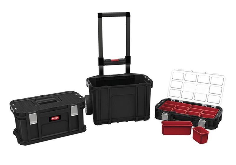Keter Connect Rolling System Tool Box Set - Kt 93 4221