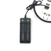 2 bővítőhelyes USB kettős 18650 töltő 3,7 V újratölthető lítium akkumulátor 18650 akkumulátor töltő 18500/18490/16340/14500 akkumulátorhoz