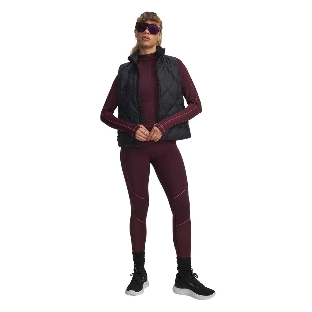 Under Armour Womens/Ladies Textured ColdGear Half Zip Base Layer Top
