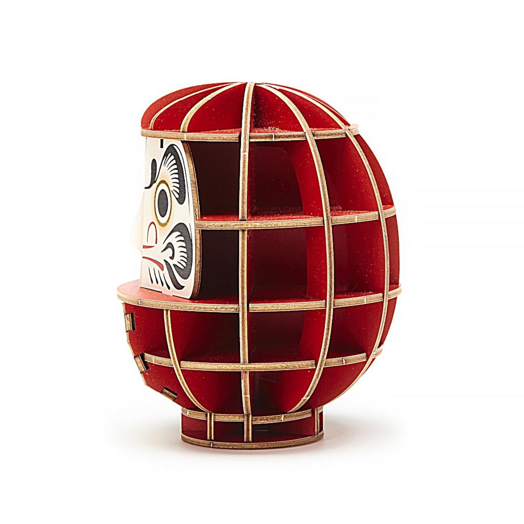 Daruma A wooden 3D puzzle DIY craft kit that can be enjoyed by elementary school children to adults An educational toy for boys and girls A wooden