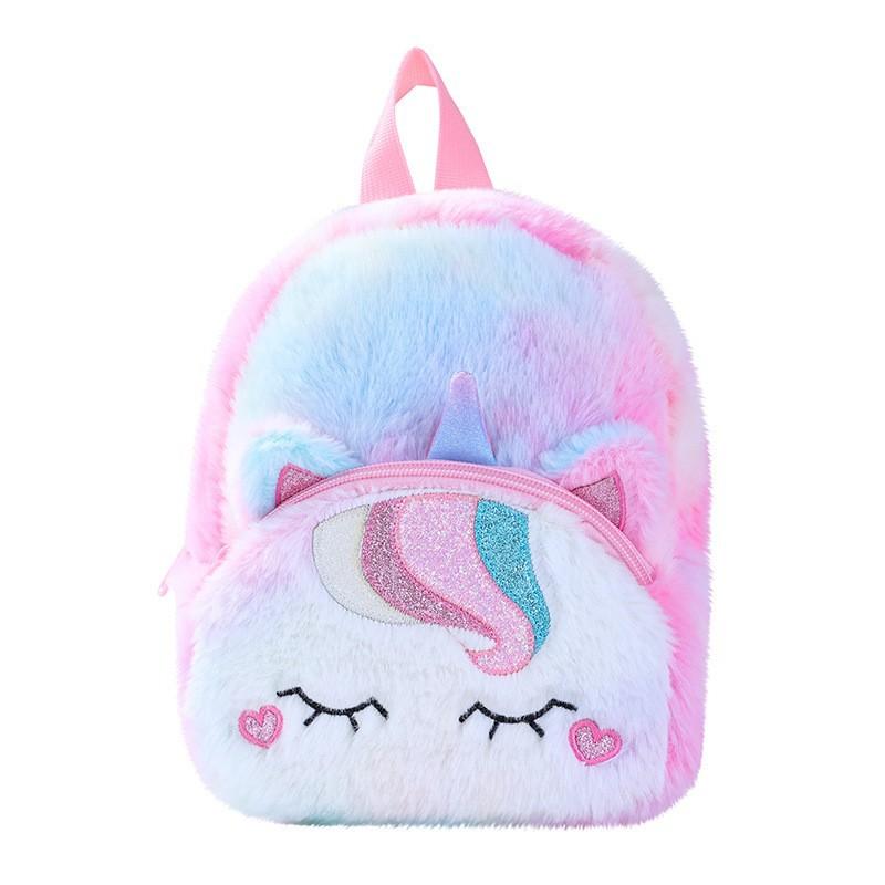 

2025 New Cute Cartoon Unicorn Diamond Print Kids Backpack Handbag For Girls, Students, Outdoor Travel, School, christmas Gifts