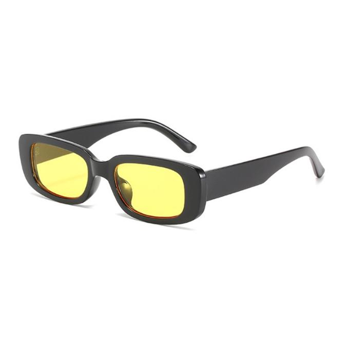 Rectangle Sunglasses for Women Men Trendy Y2k Retro 90s Sun Glasses UV400 Protection Cool Square Frame Sun Shades
