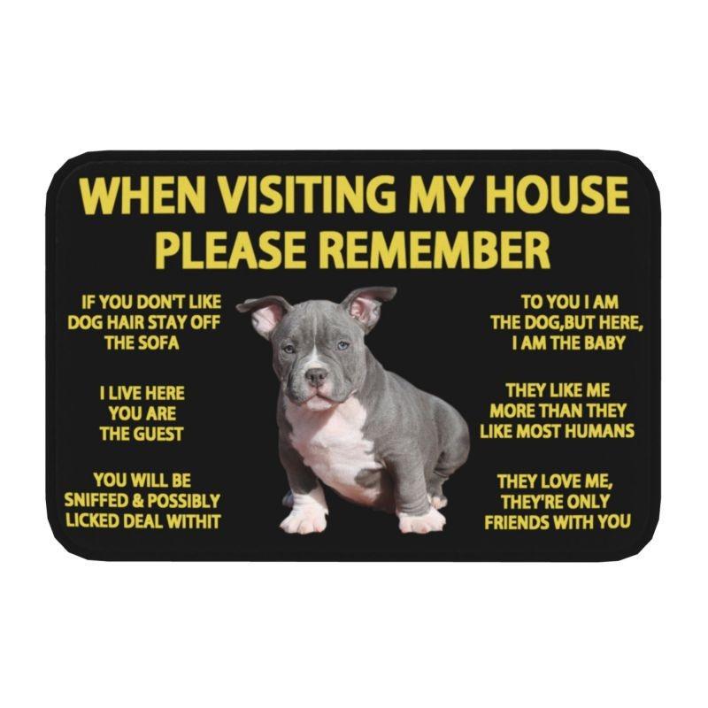 

Pet Door Mat Belgian Shepherd Front Floor Door Entrance Mats Outdoor Kitchen Bathroom Doormat Bedroom Carpet Non Slip Floor Rug 40cm x 60cm