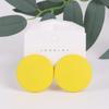 Trendy Korean Red White Black Pink Stud Earrings For Women Girl Geometric Big Square Round Acrylic Earrings Fashion Jewelry Gift