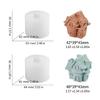 Flying House Silicone Molds Ornament 3D Small House Molds Home Decorations