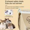 Professional Rechargeable Pet Shaver Kit Ceramic Blade Low Noise Dog Cat Hair Trimmer With 4 Limit Combs