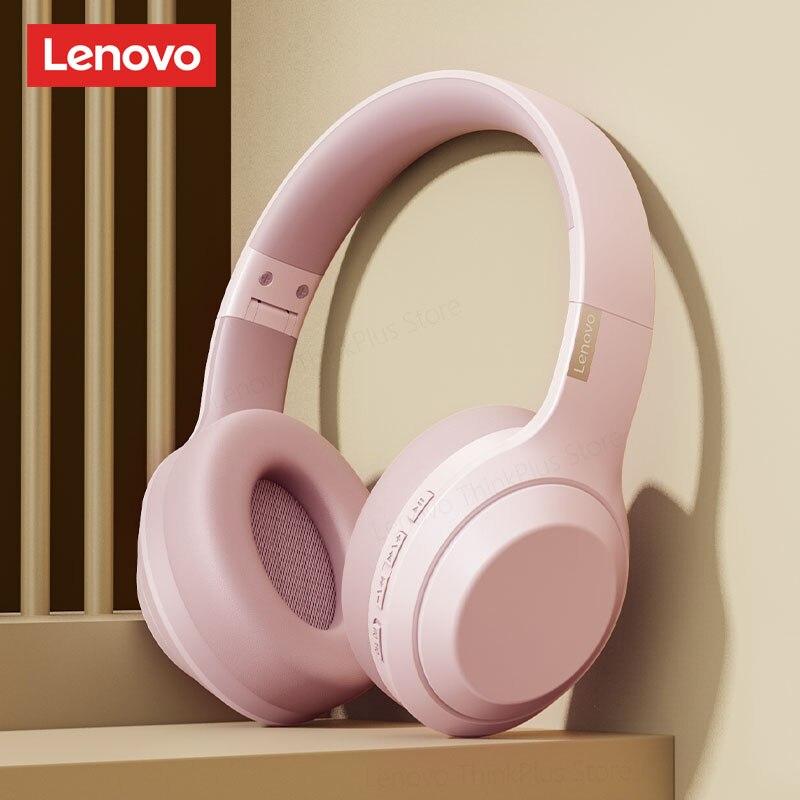 Lenovo TH10 Stereo Headphone Bluetooth Earphones Music Headset with Mic