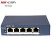 HIKVISION 5-portowy zarządzalny przełącznik Gigabit PoE wtyczka CN (adapter w zestawie)