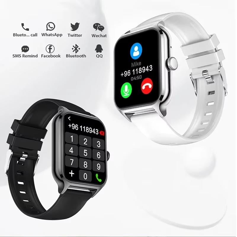 Smart Watch  New 2.01 Inch Full Touch Screen Heart Rate Tracker Bluetooth Call Sport Smartwatch For Men Women