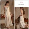 Good Morning with You: Court Style French Fairy Nightdress Long Ankle Dress Padded Pajamas Sexy Pure Desire
