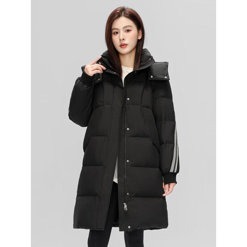 Snow Flying Women's Mid-length Hooded Down Jacket