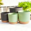 Self Watering Plant Pots Automatic Plastic Flowerpot Bottom Watering Planters with Saucer for Indoor Outdoor Plants Garden Decor