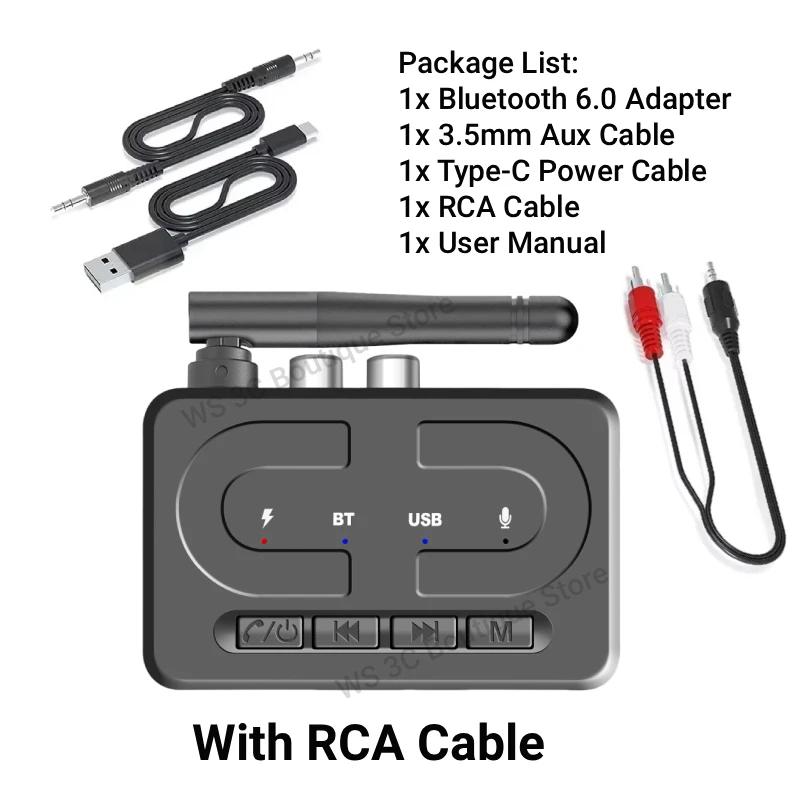 

Bluetooth 6.0 Аудиоприемник RCA 3,5 мм AUX разъем Стерео Музыка Беспроводной Адаптер Поддержка Воспроизведения с U-диска Для Настольного Динамика Усилителя CHINA военно-воздушные силы синий