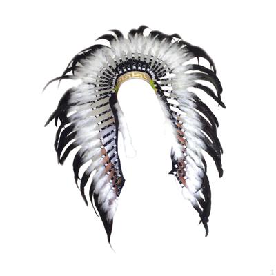 Indianer-Kopfschmuck Dekoration Bastelartikel Feder für Karneval Festival Party