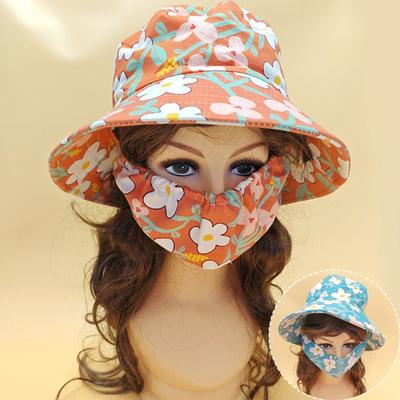 Bucket Hat Agricultural Work Hat Protect Neck Anti-uv Sunscreen Hat Flower Tea Picking Cap  Outdoor