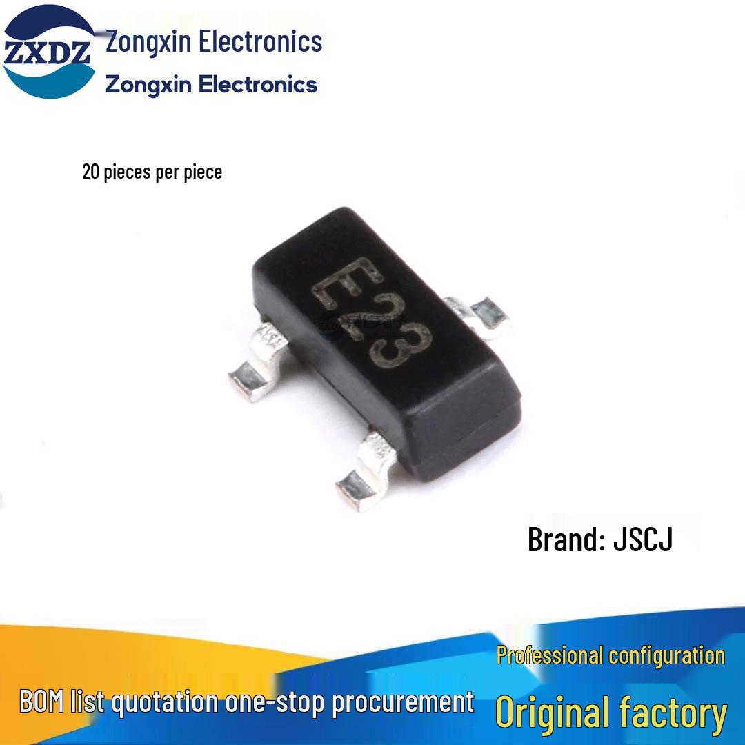 

NPN Transistor DTC143ZCA E23 SOT-23 50V 0.1A Surface Mount, 20-Pack