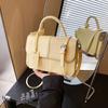 Popular niche splicing bags New women's bags Versatile messenger bags Fashion portable small square bags