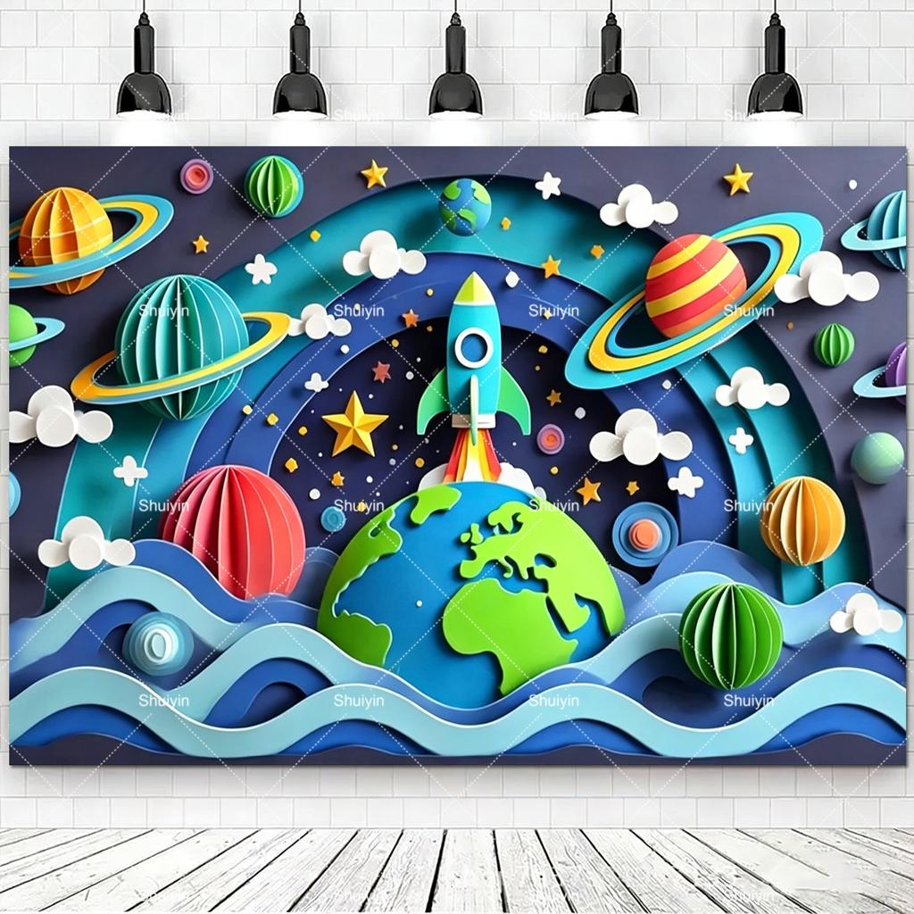 Astronaut, Rocket, Planet, Astronaut, Decorations for Kids, Party Supplies, Baby Photography Accessories, Gifts