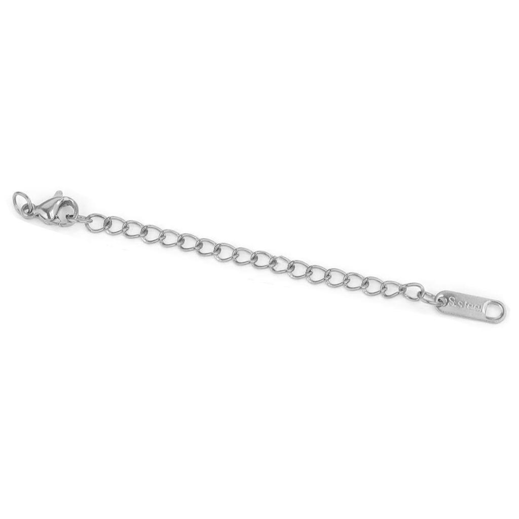 Elegant Tail Chain Extender 5cm Stainless Steel Tail Chain for Necklace Extensions Bracelet Lengthener Chain