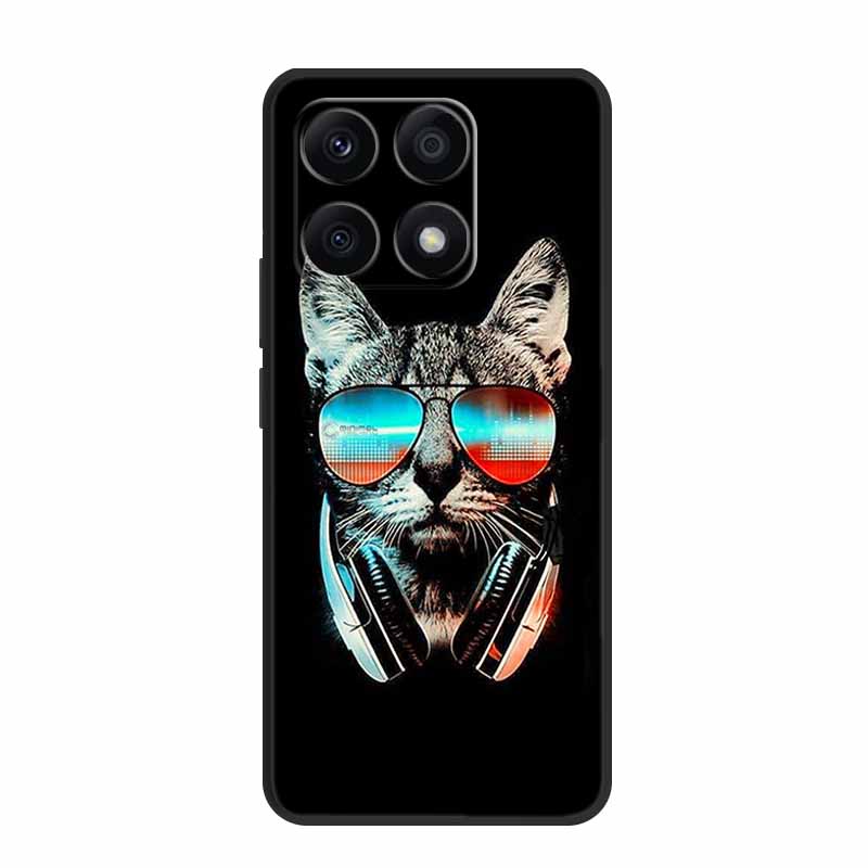 For Xiaomi 17 5G Case Flowers Butterfly Soft Silicone Phone Cases for Xiaomi 17 5G Cool Wolf Animals Protective Shockproof Shell