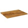 VidaXL Dessus de table 80x50x2,5 cm rectangulaire bois massif manguier, dessus de table en bois, dessus de table basse, 371589