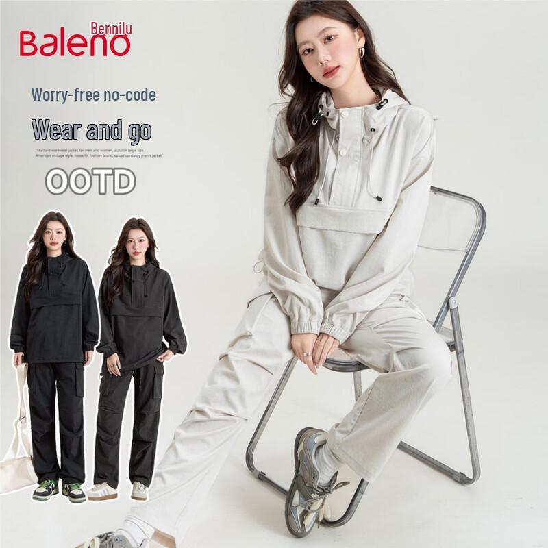

Baleno Women s Workwear Style Half-Zip Two-Piece Set M