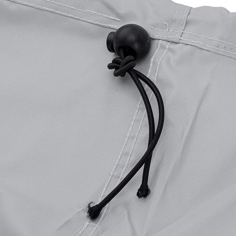 Heavy Duty Outboard Boat Hood Motor Engine Protector Cover Waterproof For 15HP-30HP Gray 600D Oxford Fabric