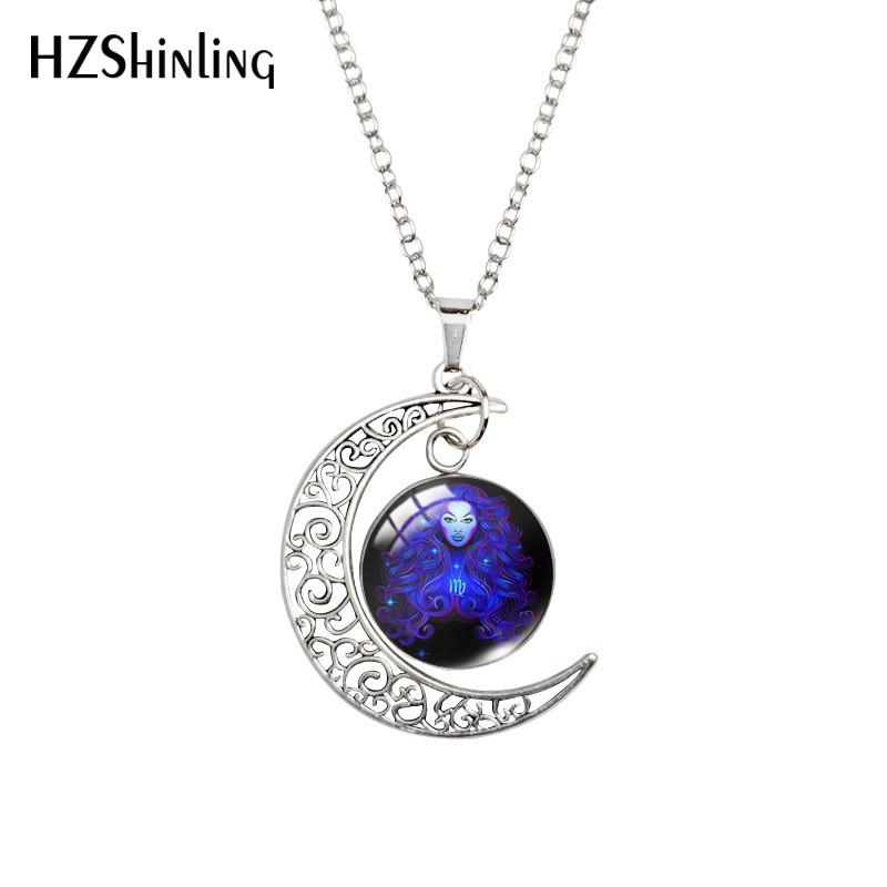 Stunning Zodiac Moonlight Gemstone Necklace In Geometric Design For Fashion Lovers