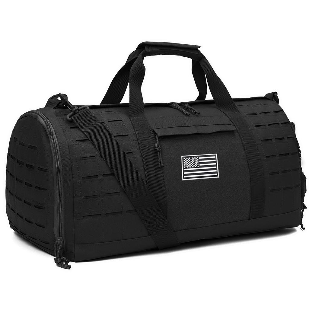 QT&QY 40L Sport Gym Bag Tactical Travel Duffel Bag For Men Survival Fitness Duffel Bag Training Bag Basketball Weekender Bag
