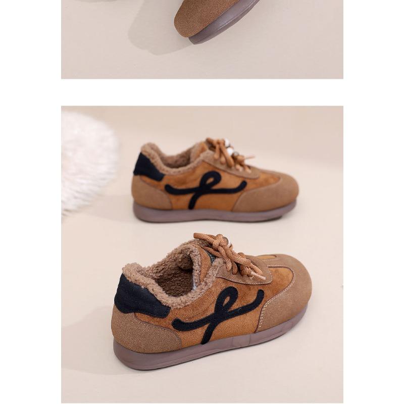Women's Winter Fleece-Lined Warm Soft Sole Slip-On Snow Boots.
