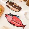 Soft Silicone Pot Lid Drain Mat Non-slip Multifunctional Board Holder Heat Insulation Soap Drain Pat